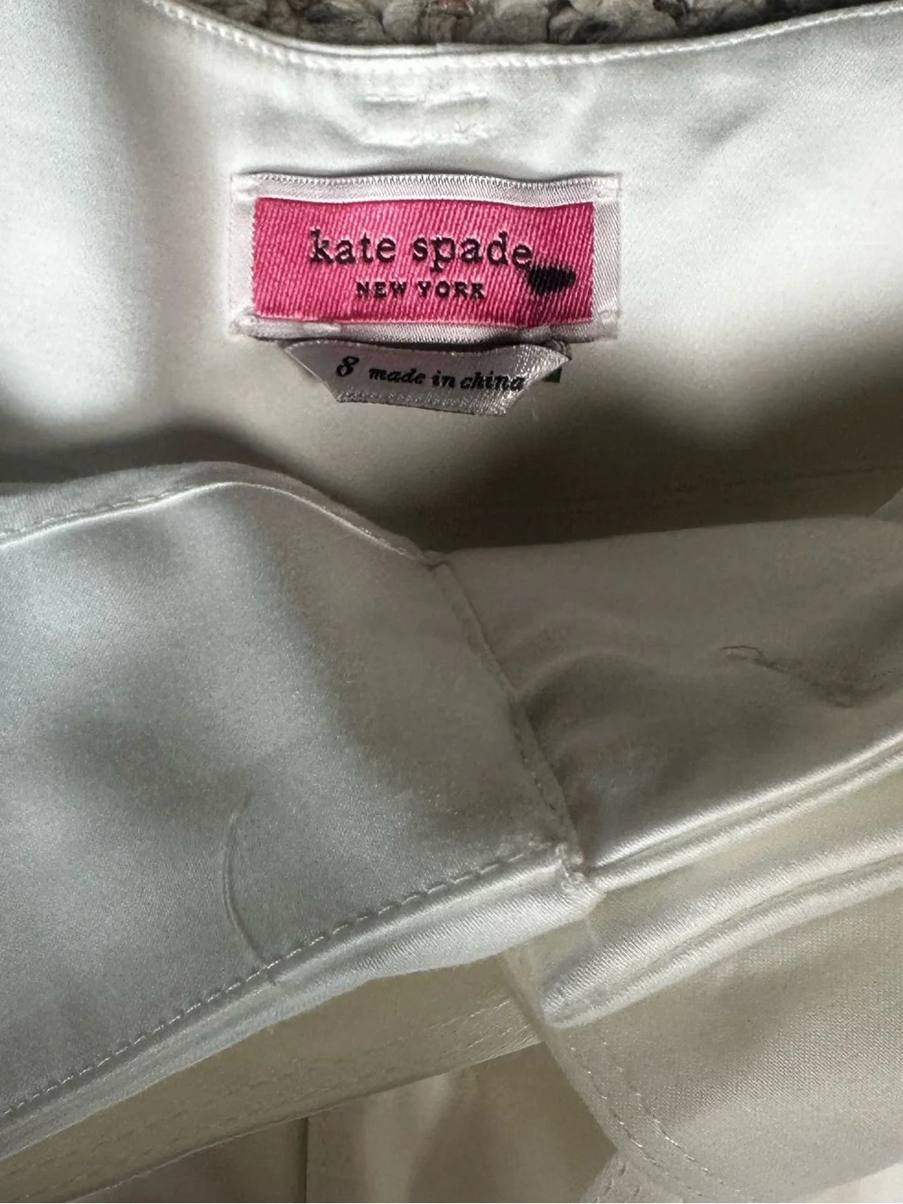 Kate Spade Cropped Trousers White Size 8